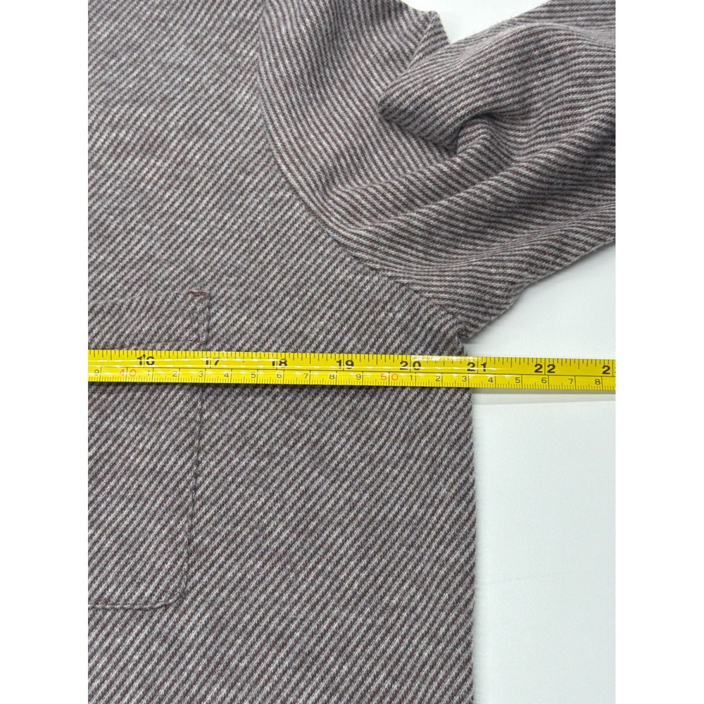 Kuhl Mens Medium Brown Grey Diagonal Stripe Long Sleeve Button Down Shirt Medium - Picture 5 of 9